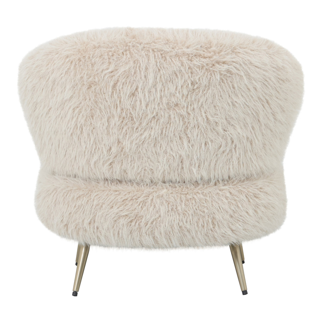 Franklyn Beige Hair Armchair