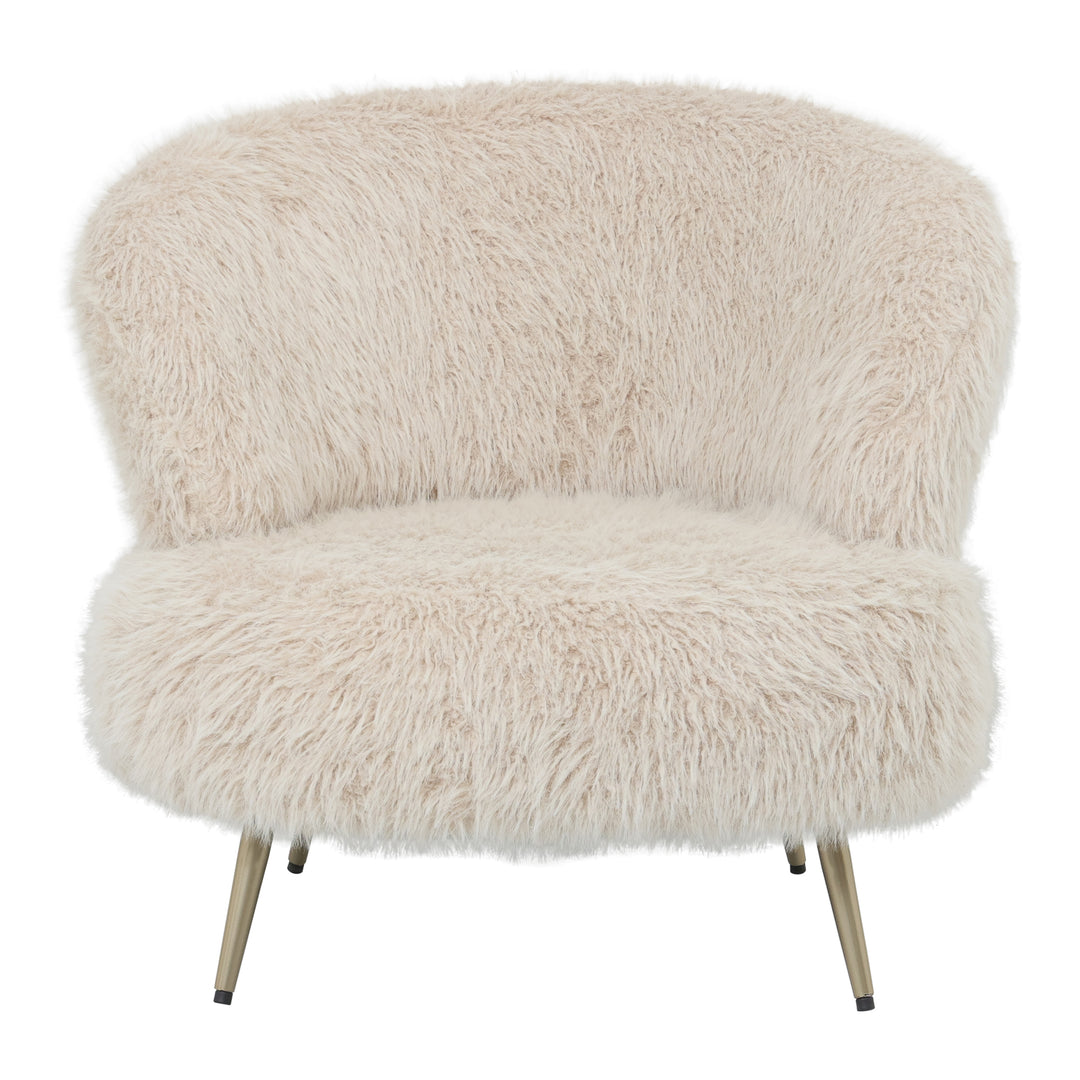 Franklyn Beige Hair Armchair