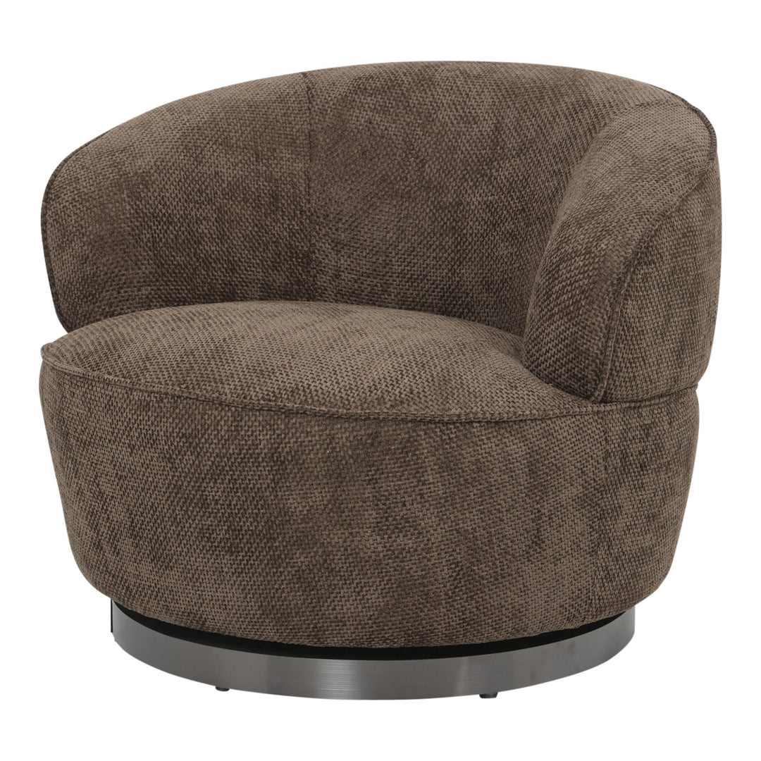 Filou Dark brown armchair Eden 8