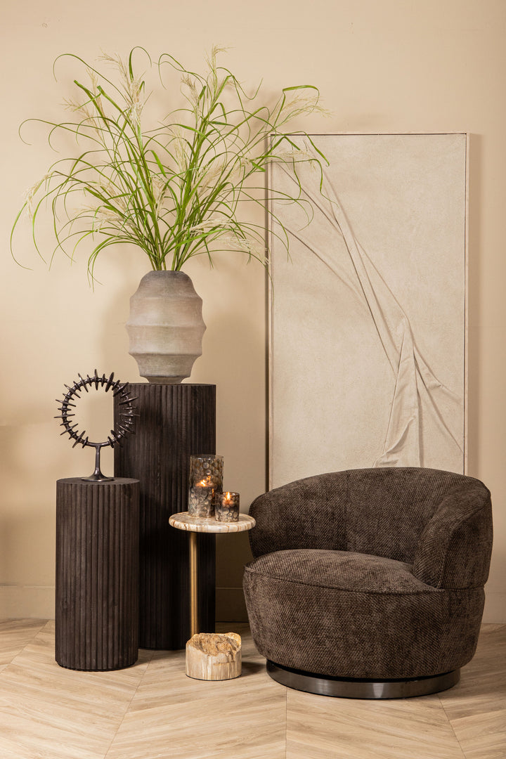 Filou Dark brown armchair Eden 8