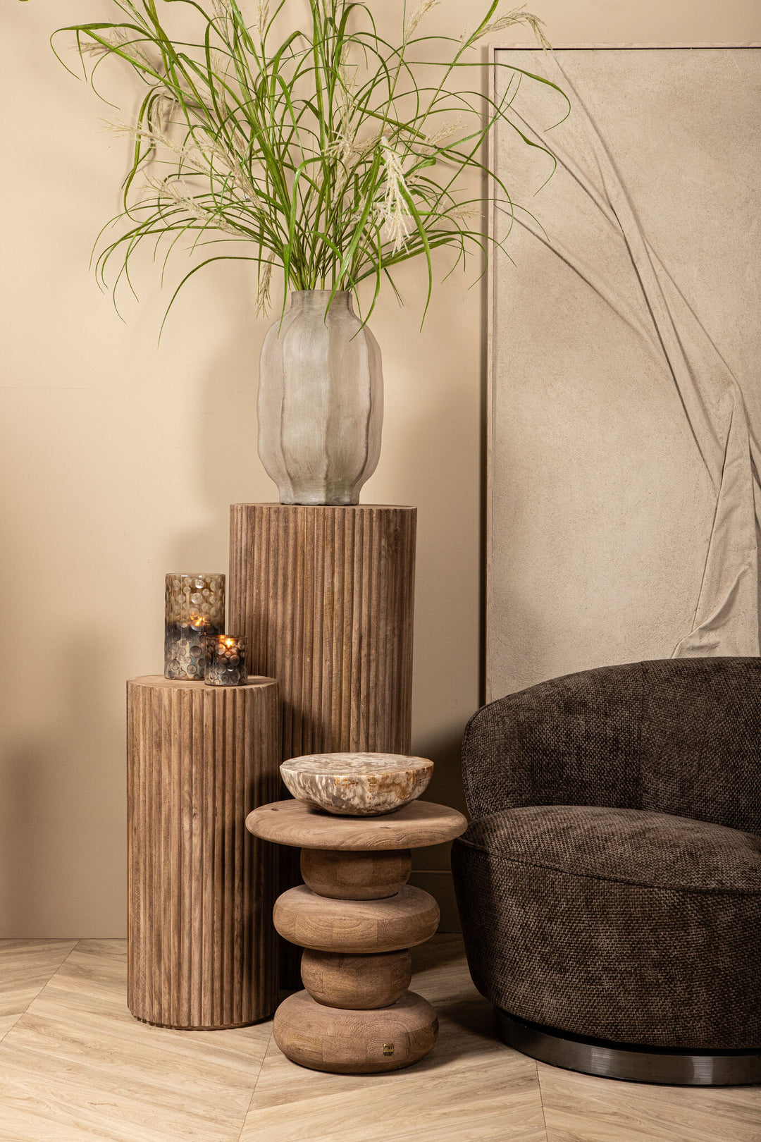 Filou Dark brown armchair Eden 8