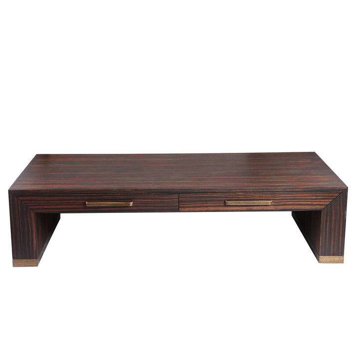 PTMD Tiess Salontafel Bruin Houtfineer