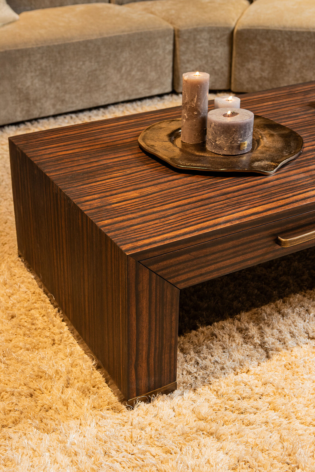 PTMD Tiess Salontafel Bruin Houtfineer