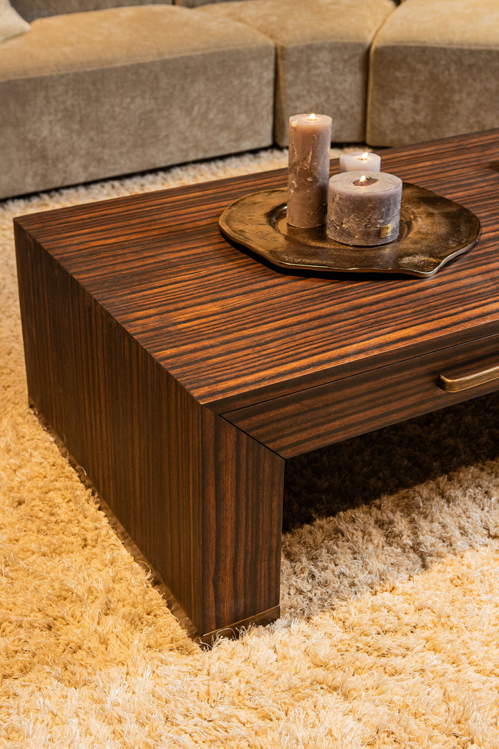 PTMD Tiess Salontafel Bruin Houtfineer