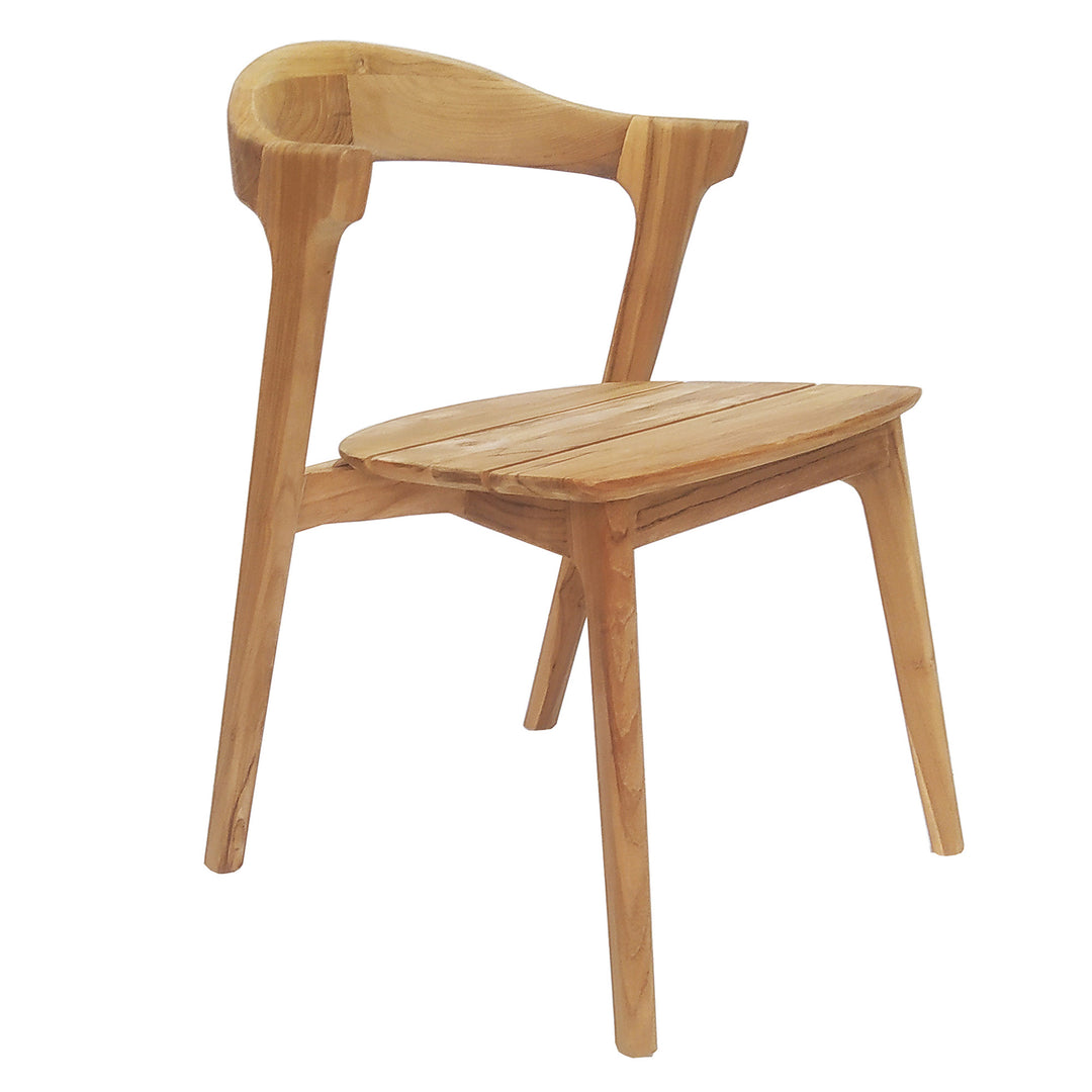 PTMD Tiera Eetkamerstoel S/2 Naturel Teak