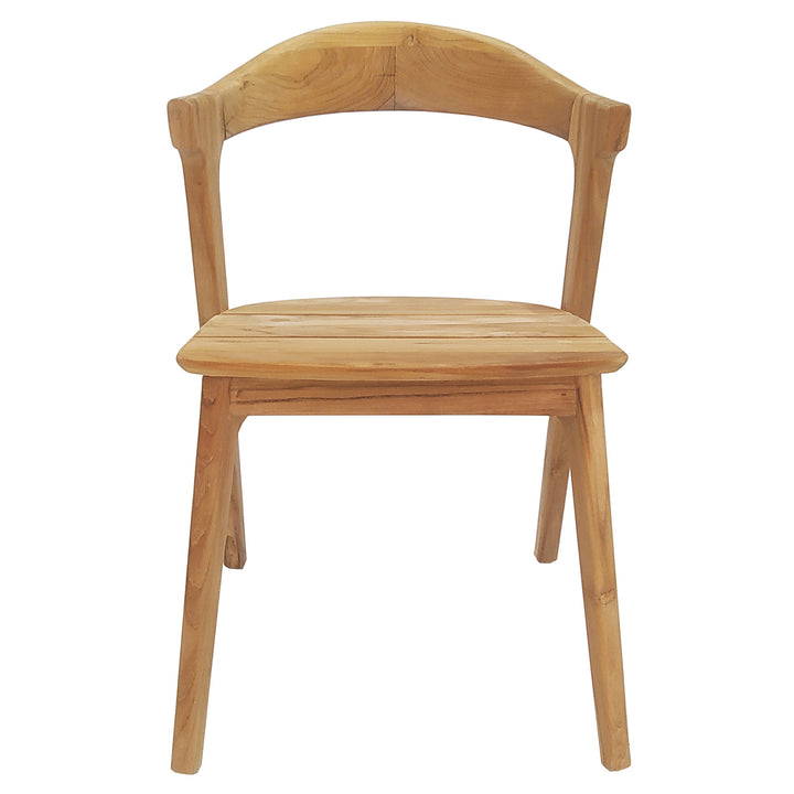 PTMD Tiera Eetkamerstoel S/2 Naturel Teak