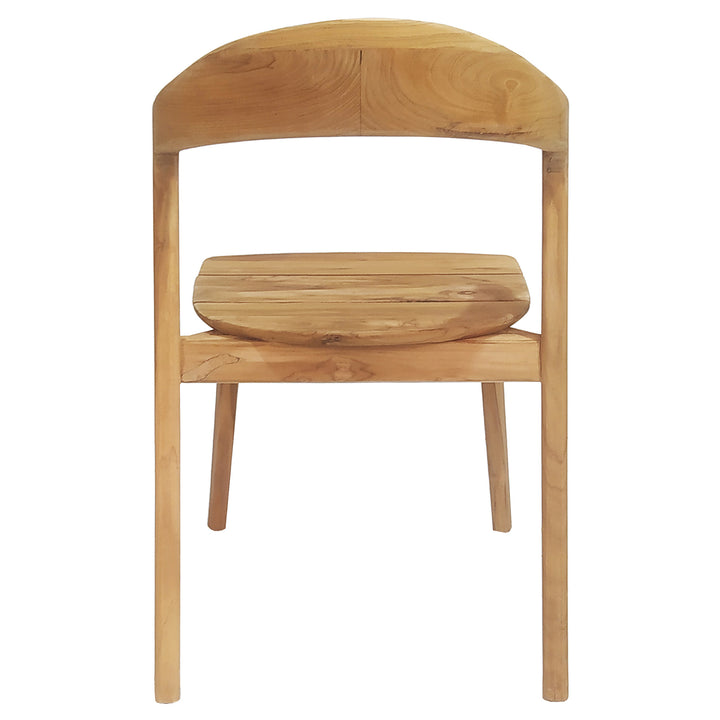 PTMD Tiera Eetkamerstoel S/2 Naturel Teak