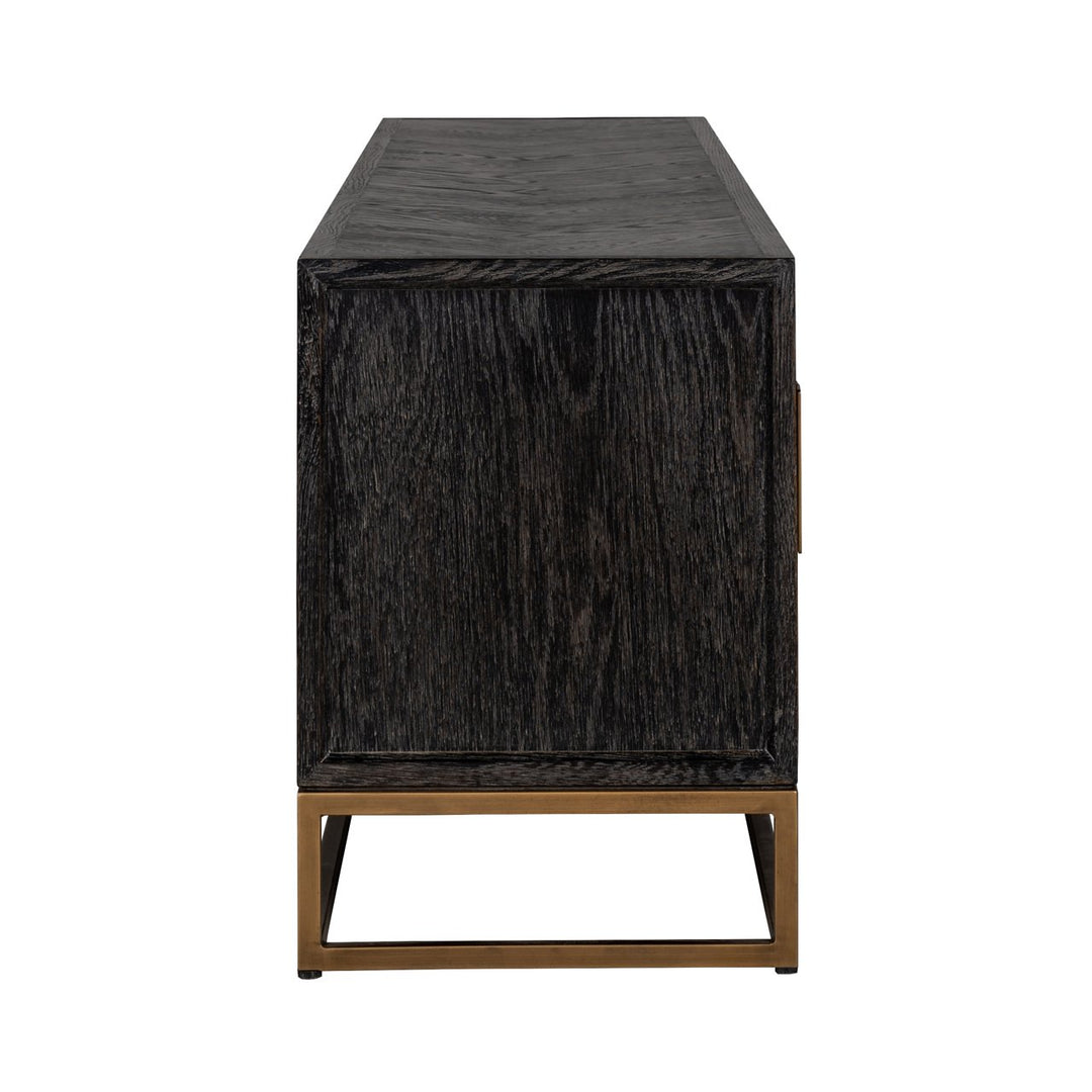 TV cabinet Blackbone Brass black rustic 200