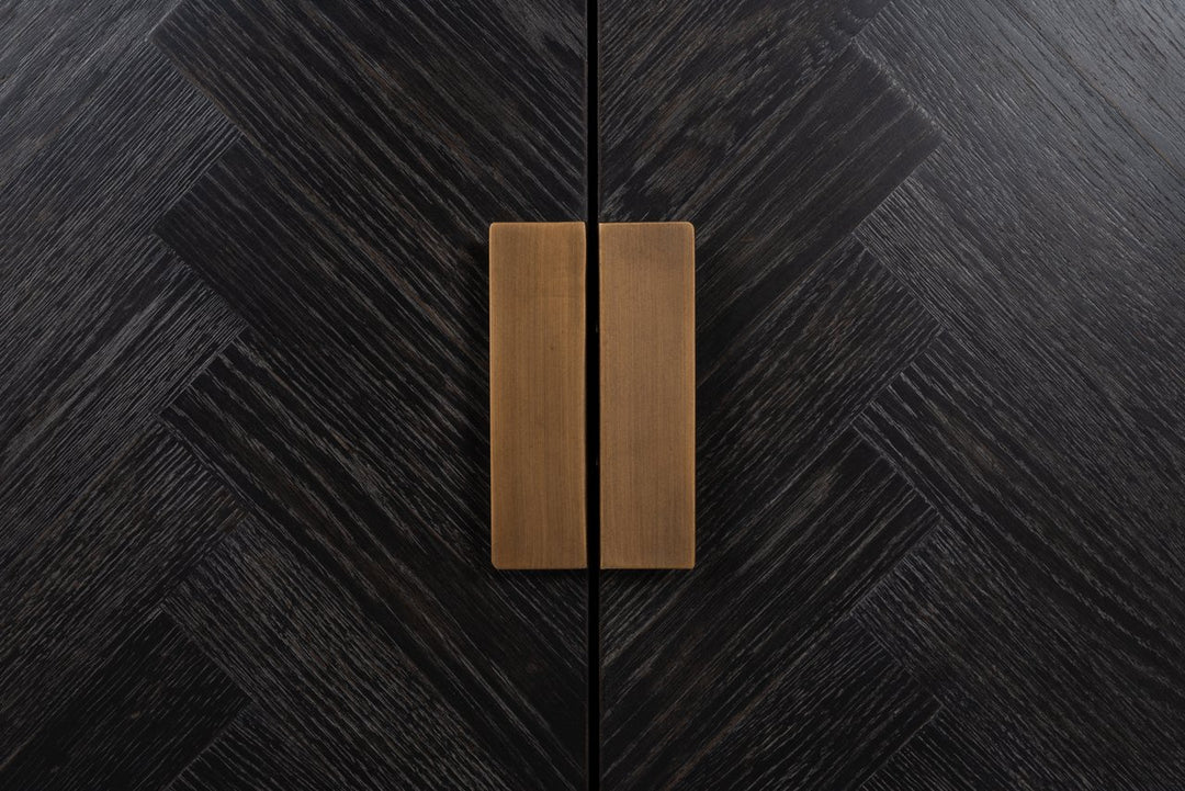 TV cabinet Blackbone Brass black rustic 200