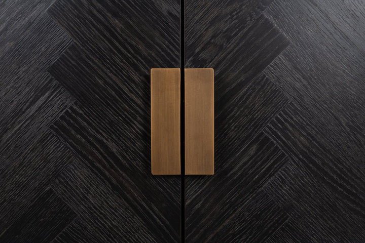 TV cabinet Blackbone Brass black rustic 200
