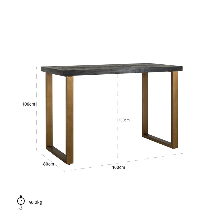 Bartafel Blackbone Brass black rustic