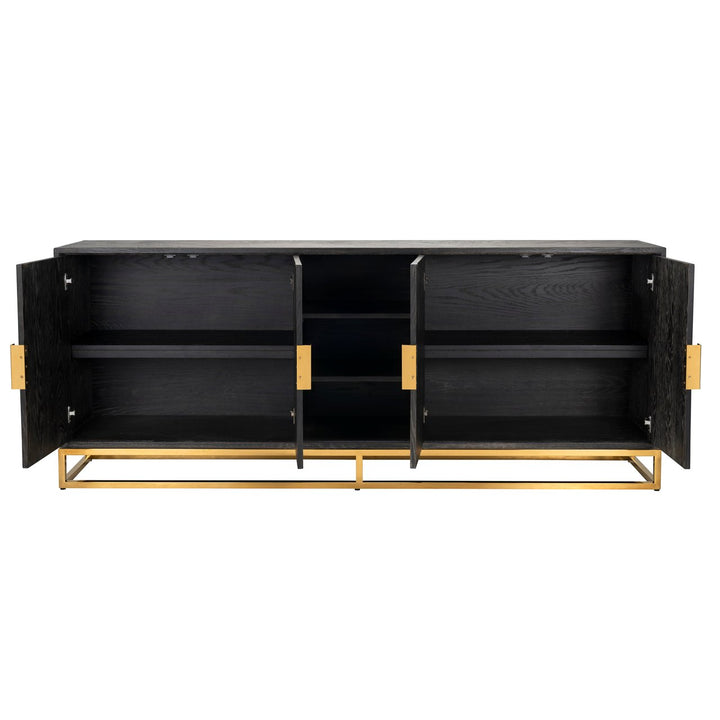 Dressoir Blackbone Gold black rustic