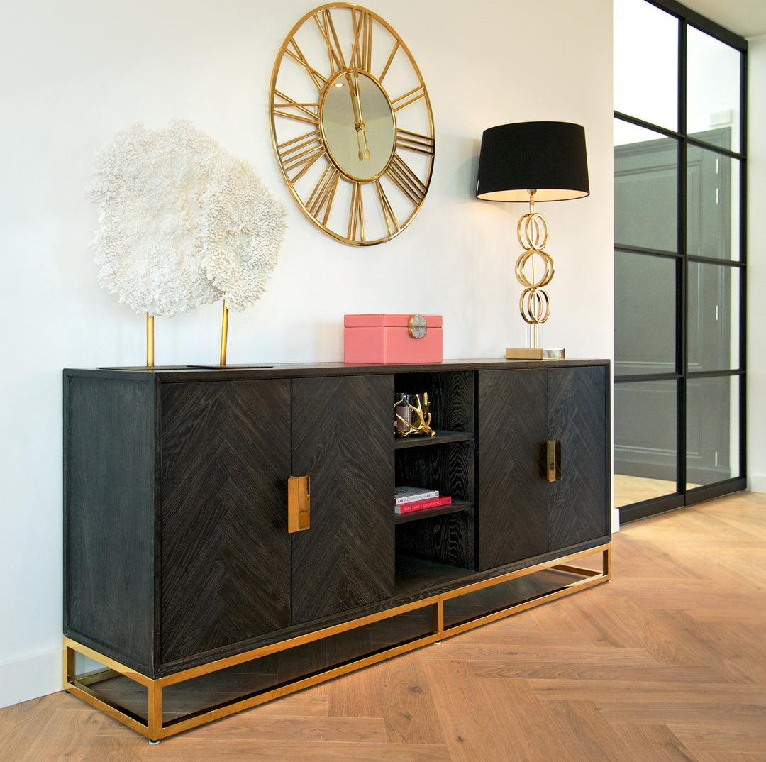 Dressoir Blackbone Gold black rustic