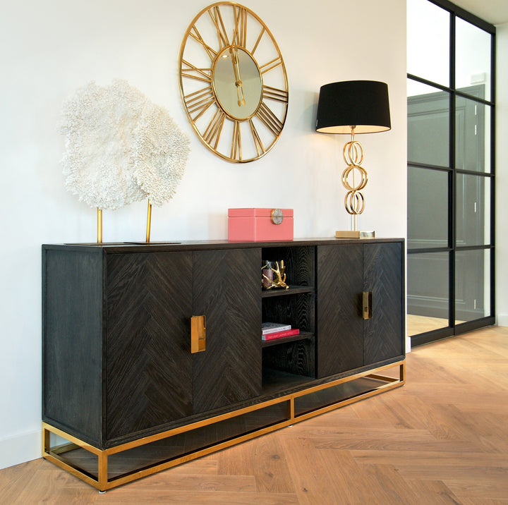 Dressoir Blackbone Gold black rustic