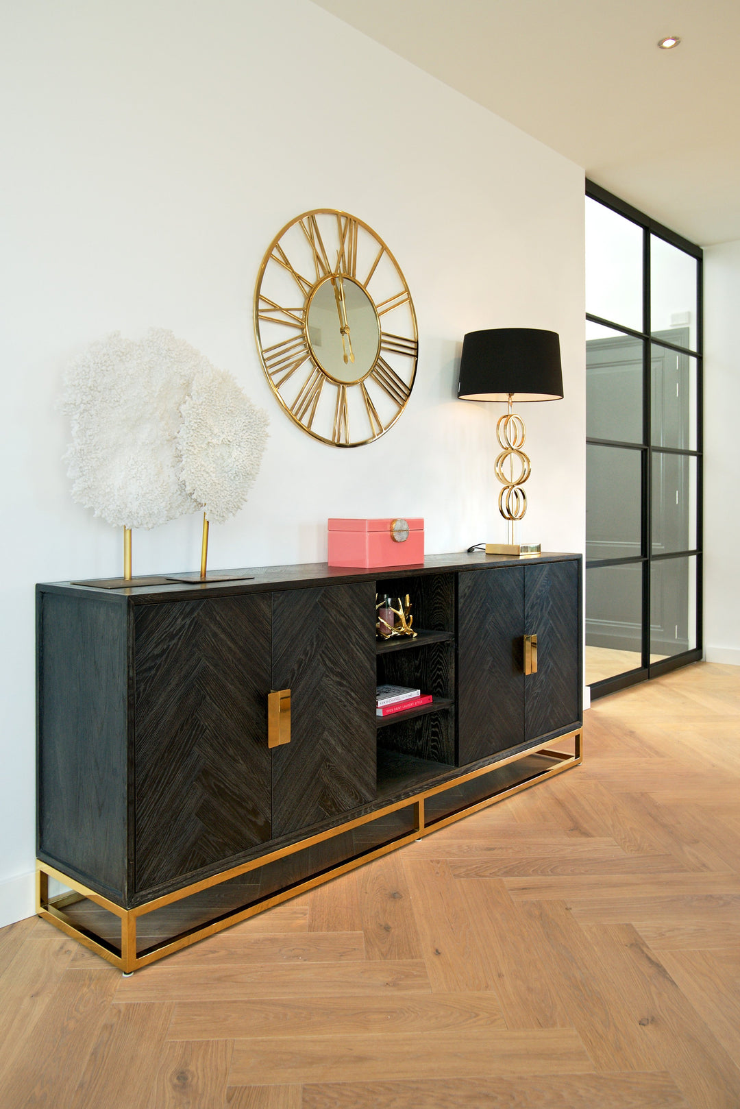 Dressoir Blackbone Gold black rustic