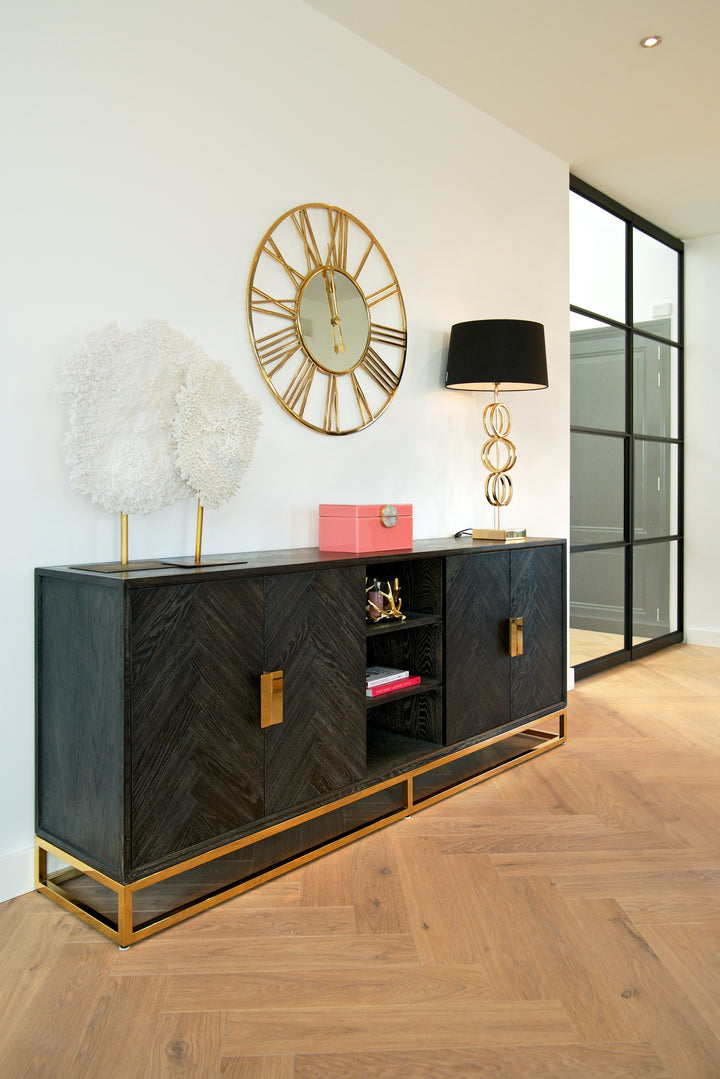 Dressoir Blackbone Gold black rustic