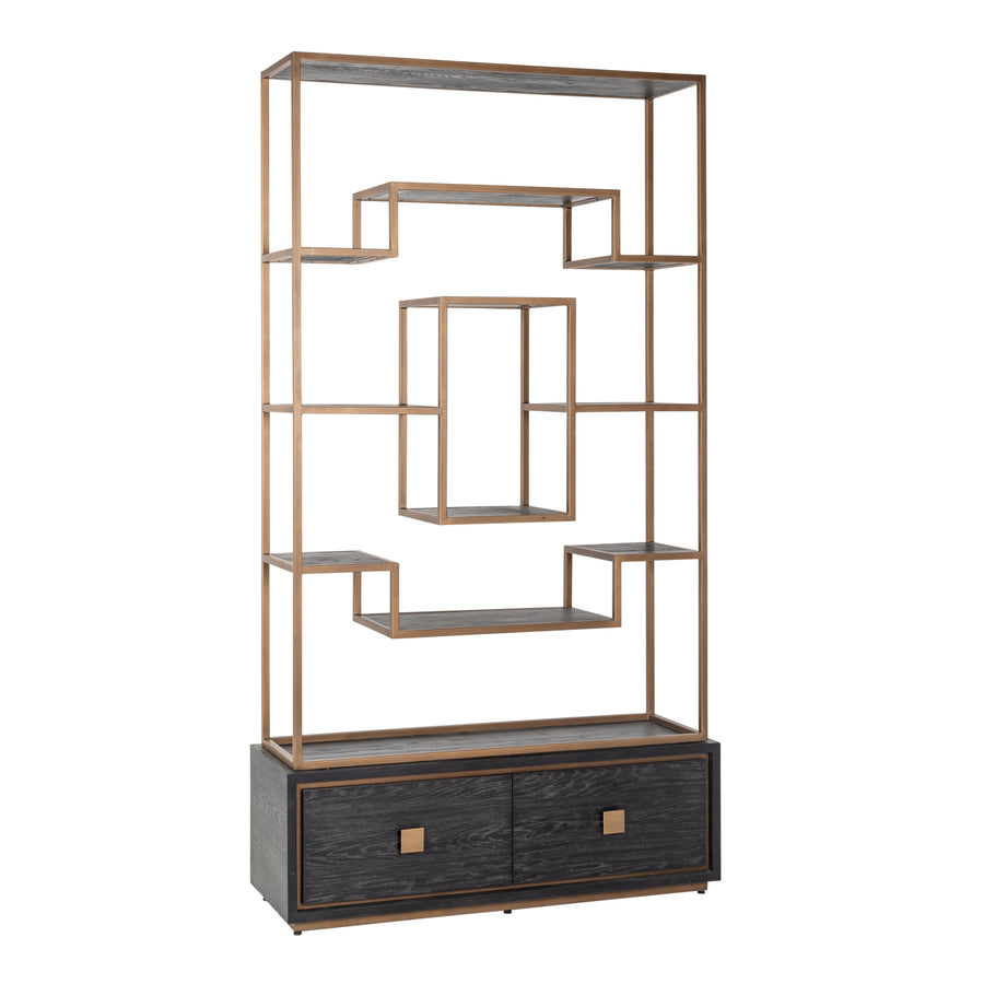 Richmond Wandkast Hunter, Black Rustic - productweergave | CéJor Wonen
