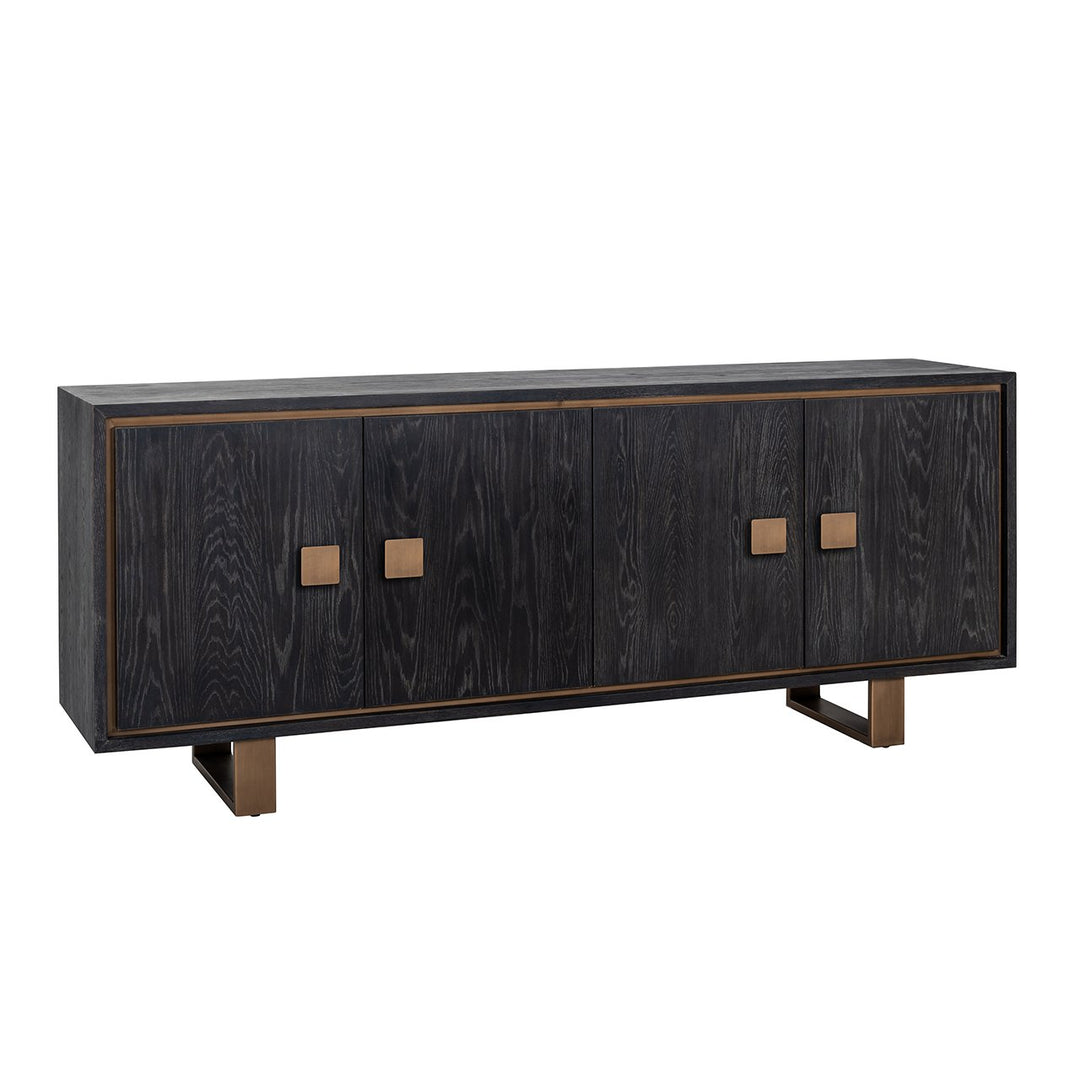 Hunter schwarzes rustikales Sideboard