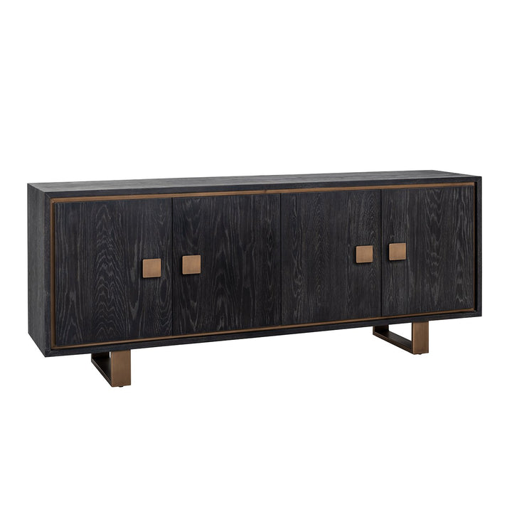 Hunter schwarzes rustikales Sideboard