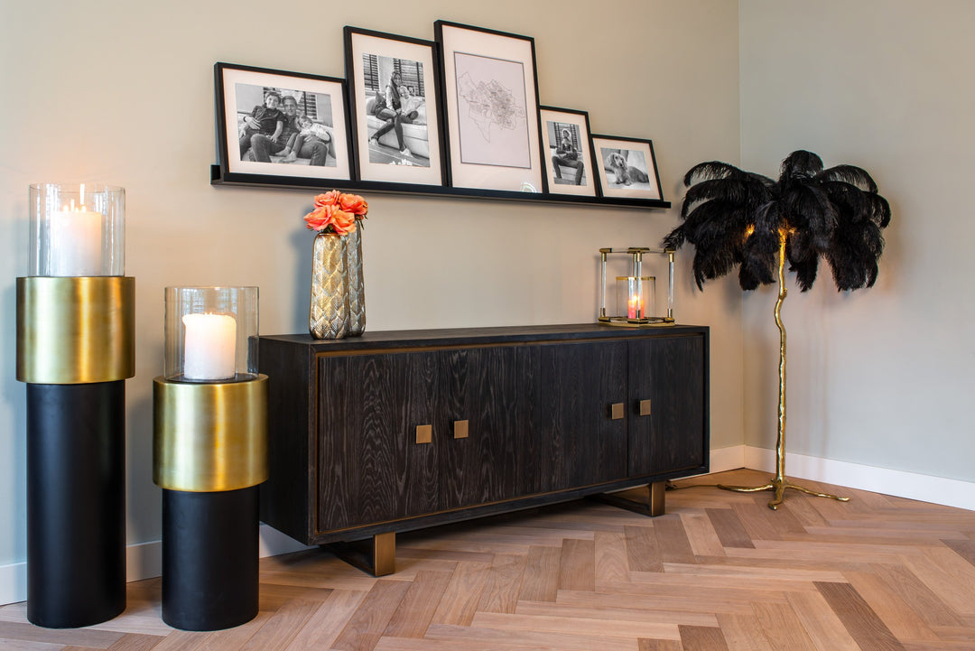 Hunter schwarzes rustikales Sideboard