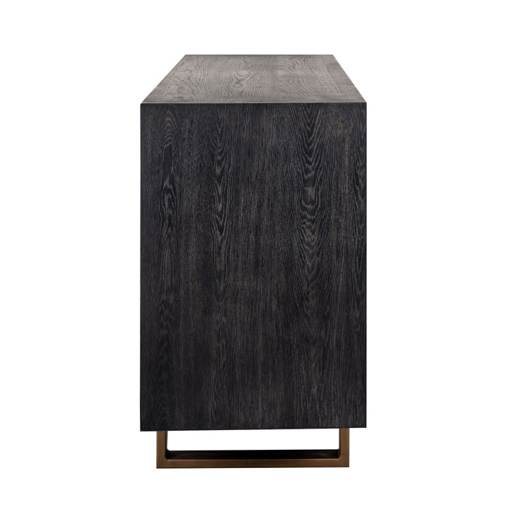 Hunter schwarzes rustikales Sideboard