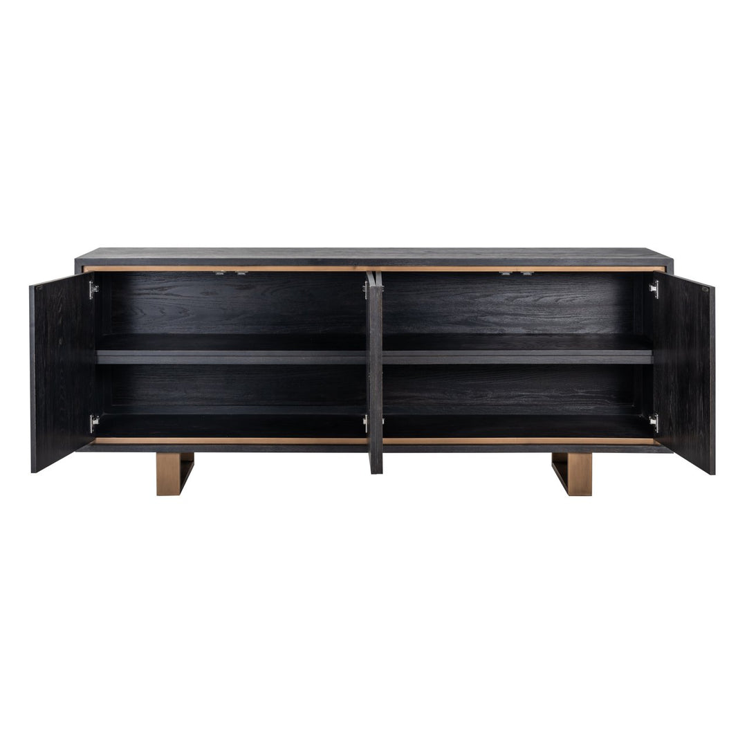 Hunter schwarzes rustikales Sideboard
