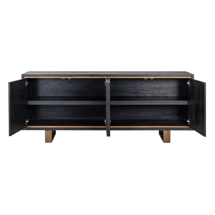 Hunter schwarzes rustikales Sideboard