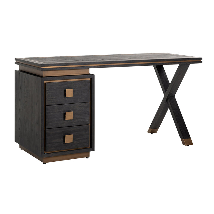 Richmond Bureau Hunter Zwart Rustic