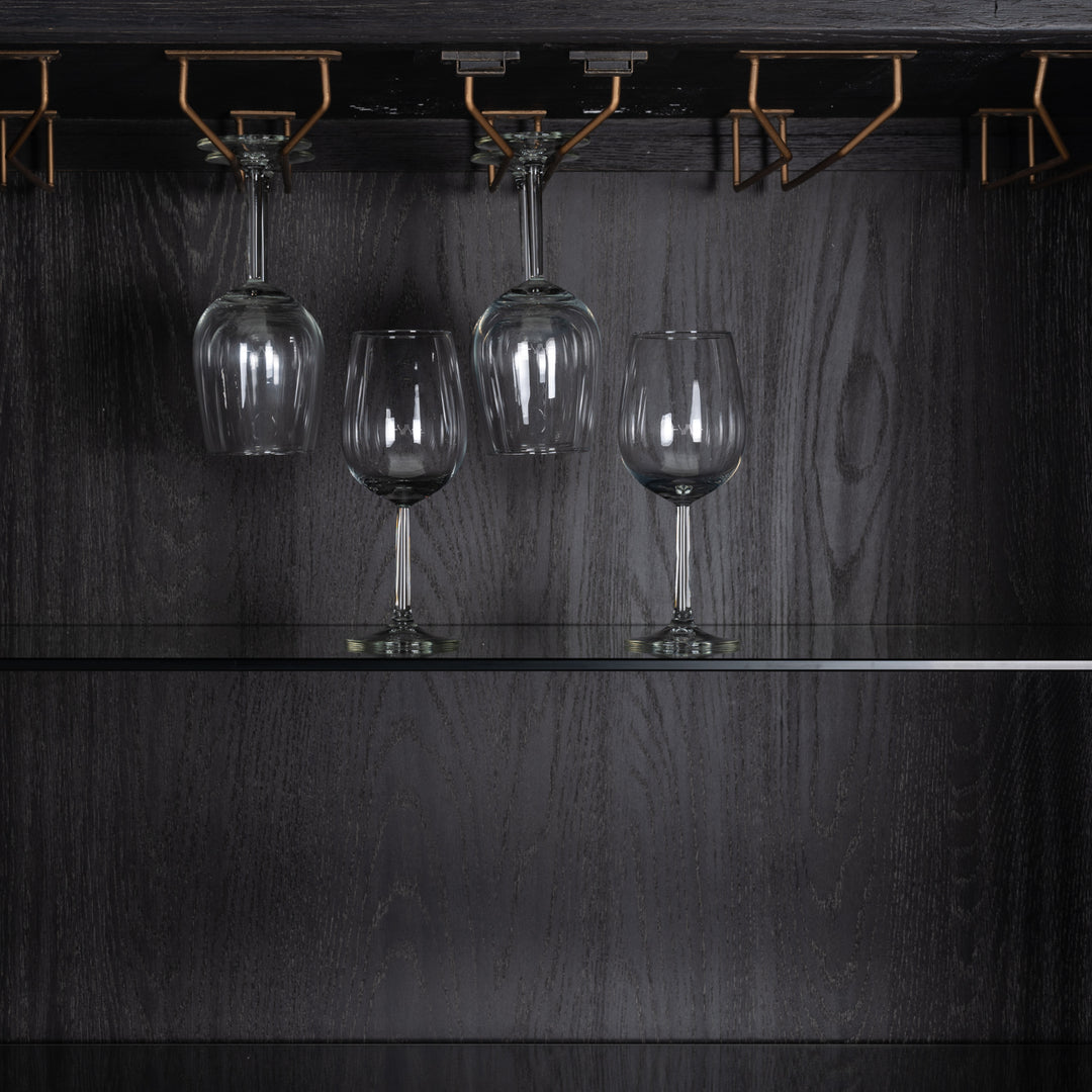 Richmond Wandkast Bloomville Brass Shagreen
