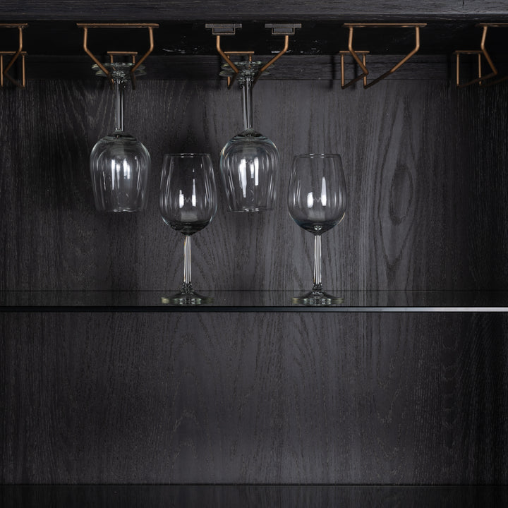 Richmond Wandkast Bloomville Brass Shagreen