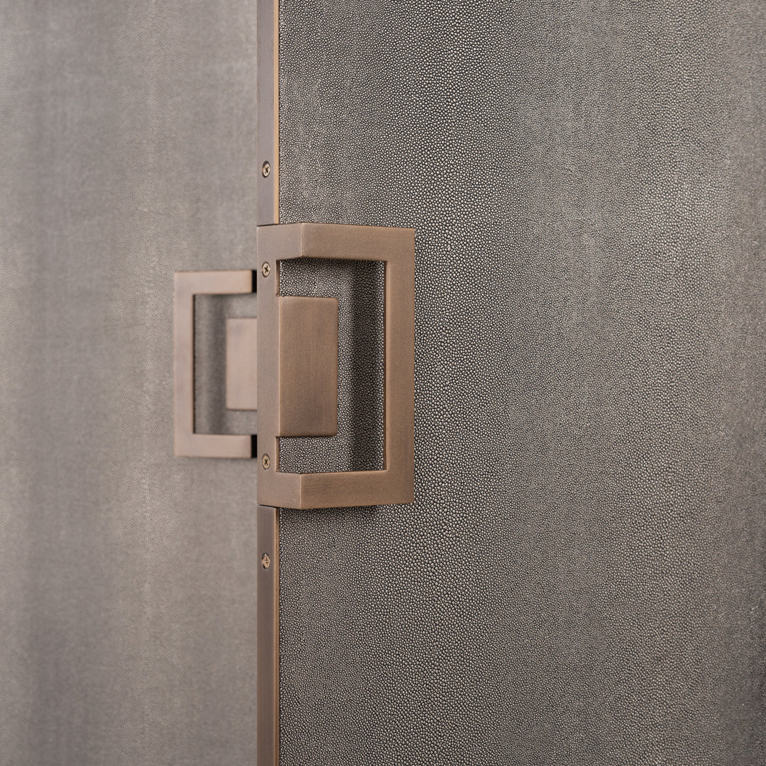 Richmond Wandkast Bloomville Brass Shagreen