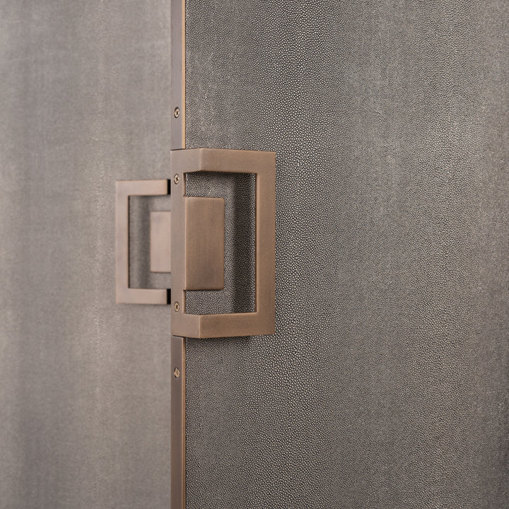 Richmond Wandkast Bloomville Brass Shagreen