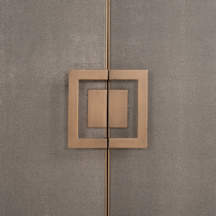 Dresser Bloomville brass shagreen