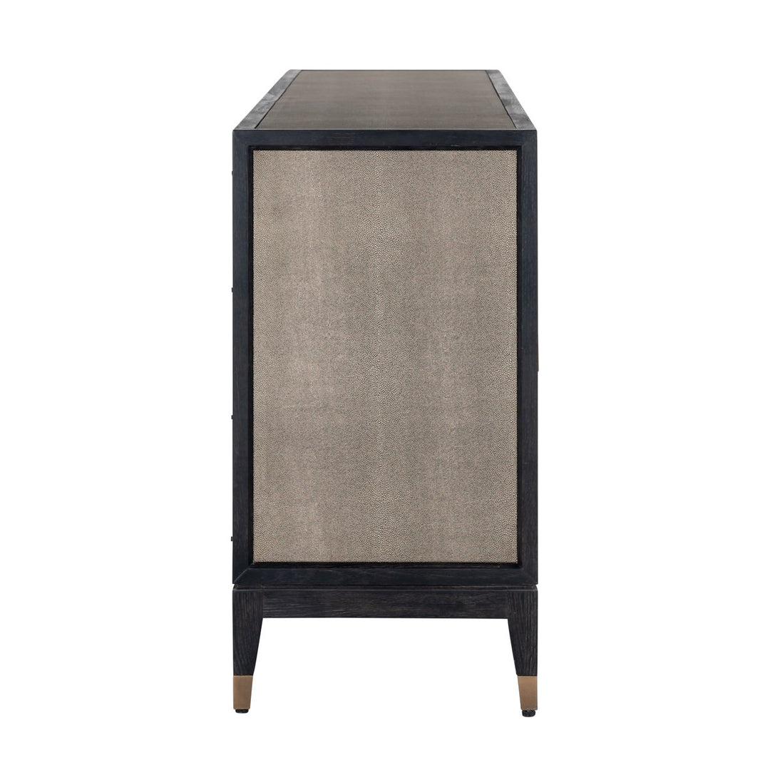 Dresser Bloomville brass shagreen
