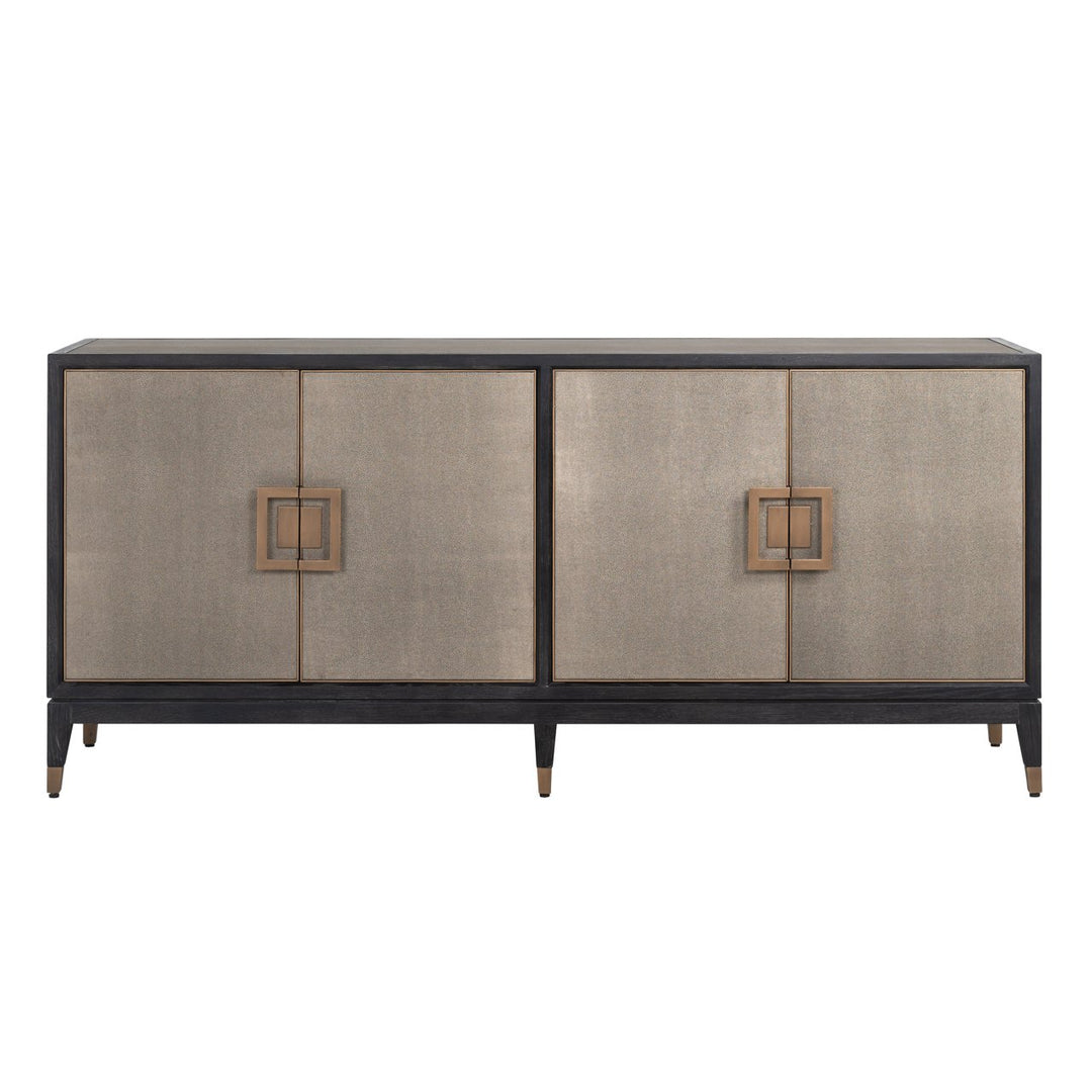 Dresser Bloomville brass shagreen