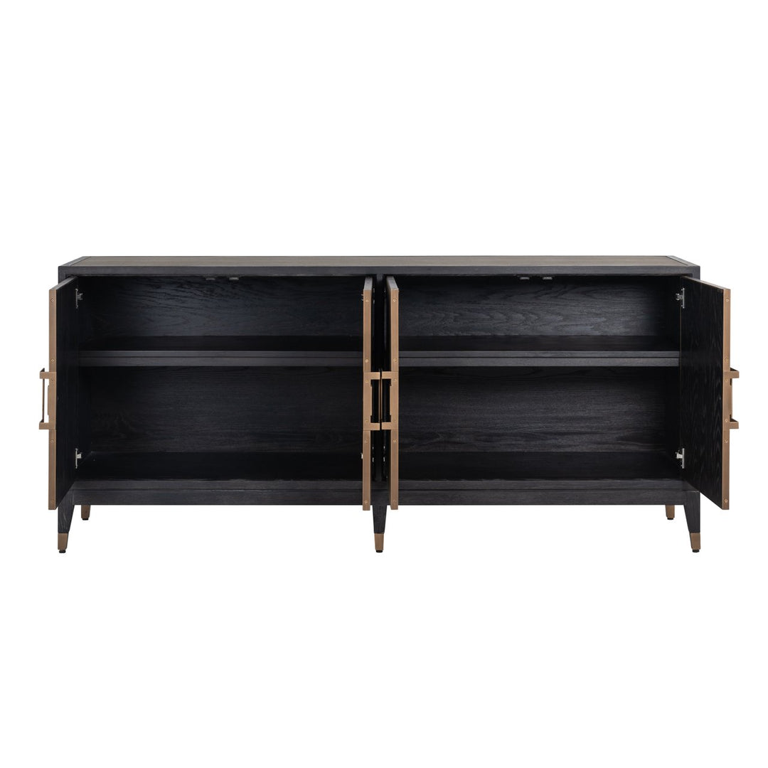 Dresser Bloomville brass shagreen