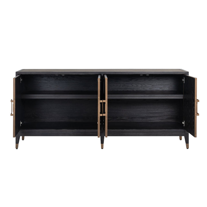 Dresser Bloomville brass shagreen