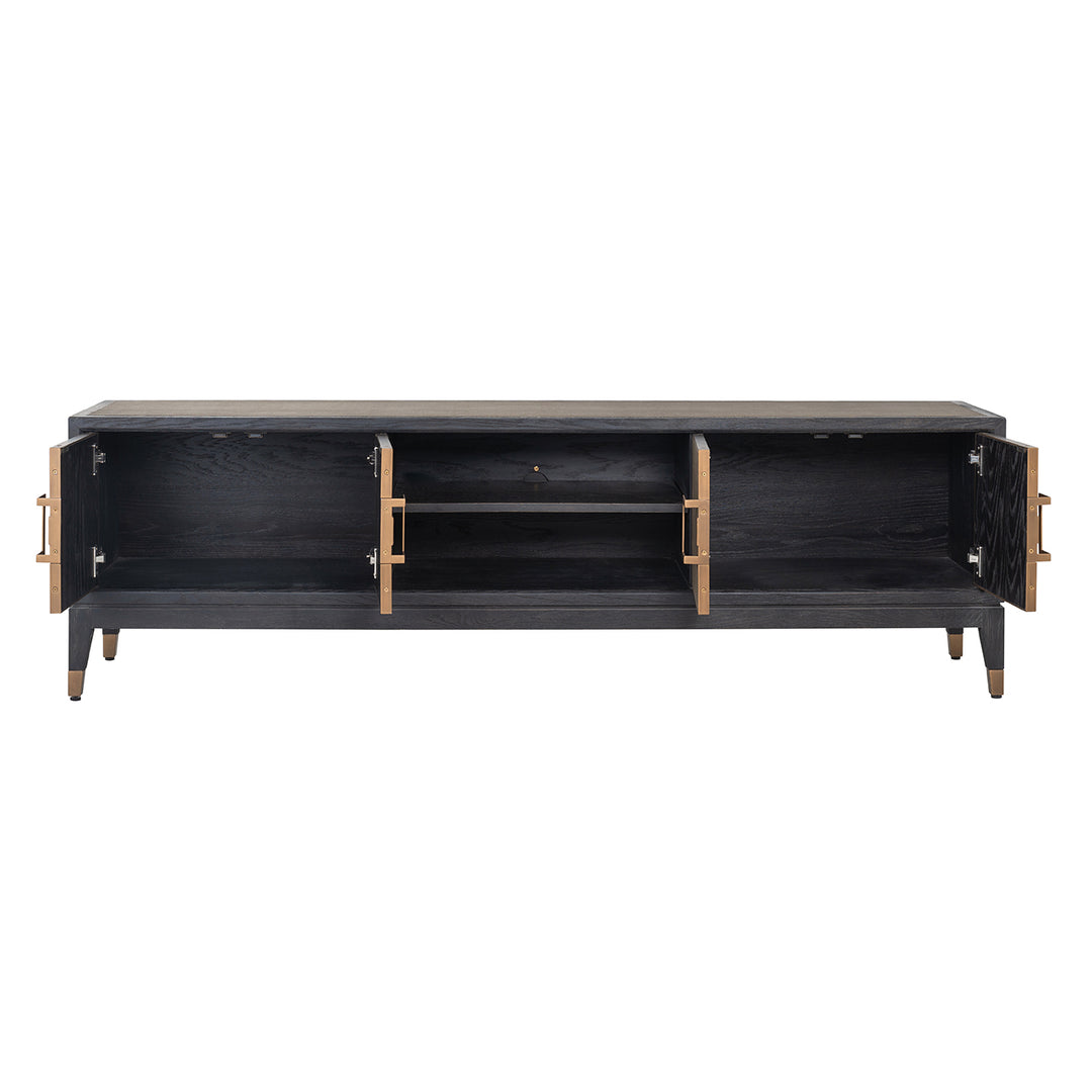Richmond TV-meubel Bloomville Brass Shagreen