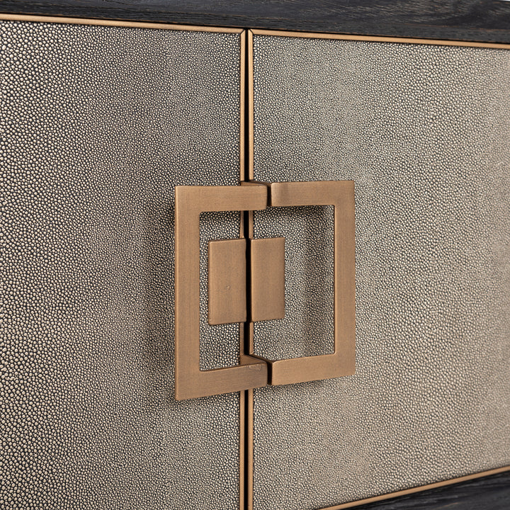 Richmond TV-meubel Bloomville Brass Shagreen