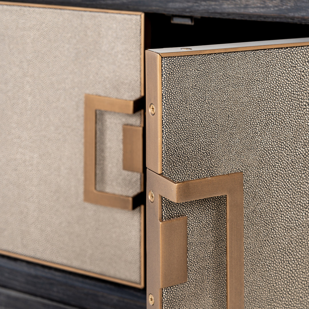 Richmond TV-meubel Bloomville Brass Shagreen