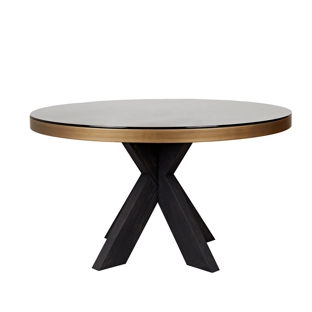 Richmond Eettafel Bloomville Brass Shagreen Ø140 cm
