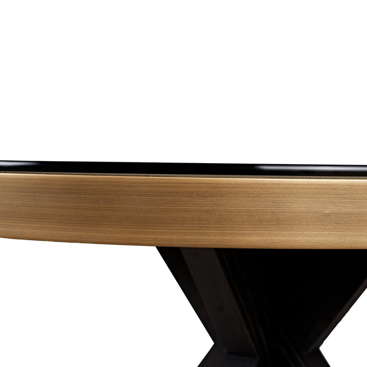 Richmond Eettafel Bloomville Brass Shagreen Ø140 cm