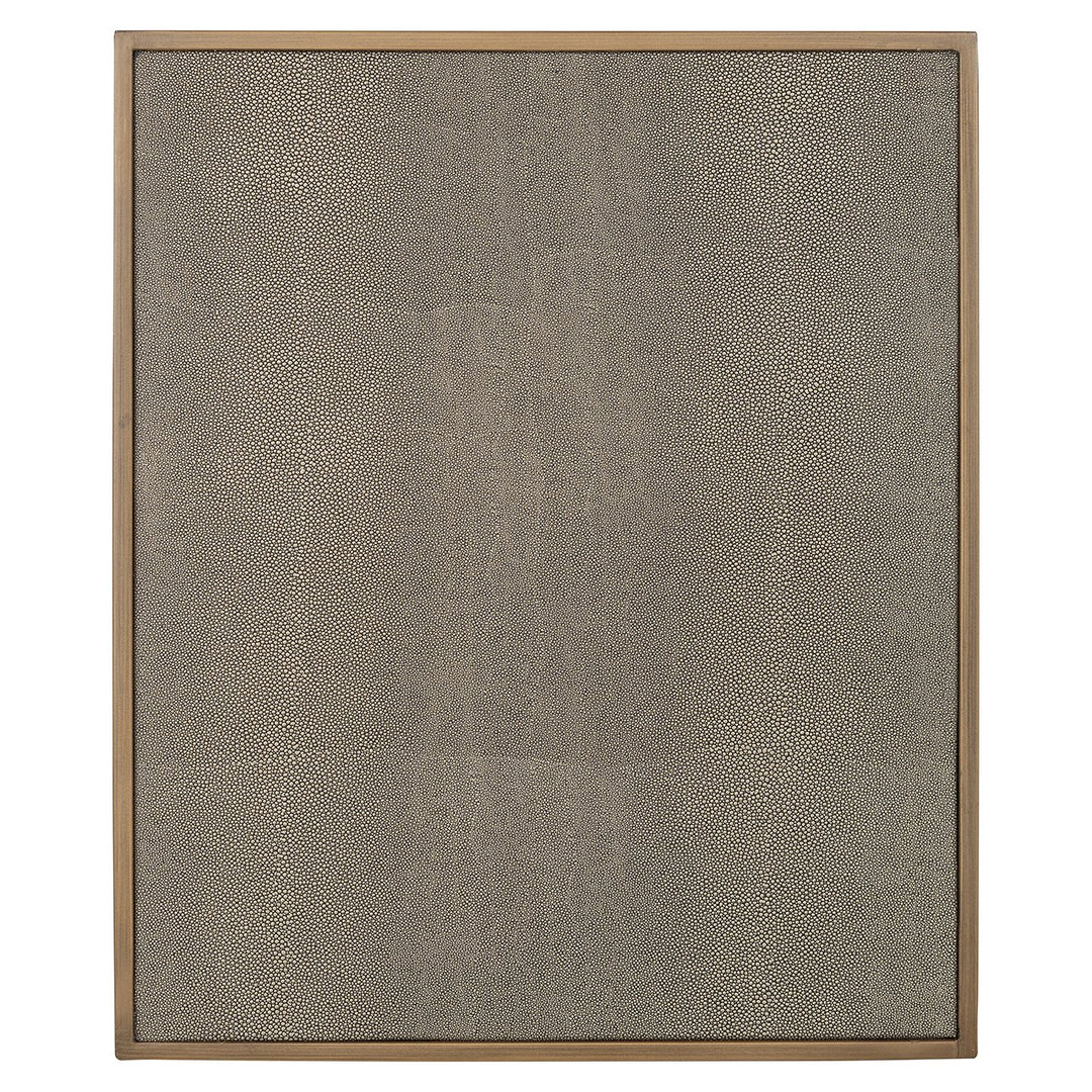 Bedside table Bloomville 1 drawer incl. glass (Brown)