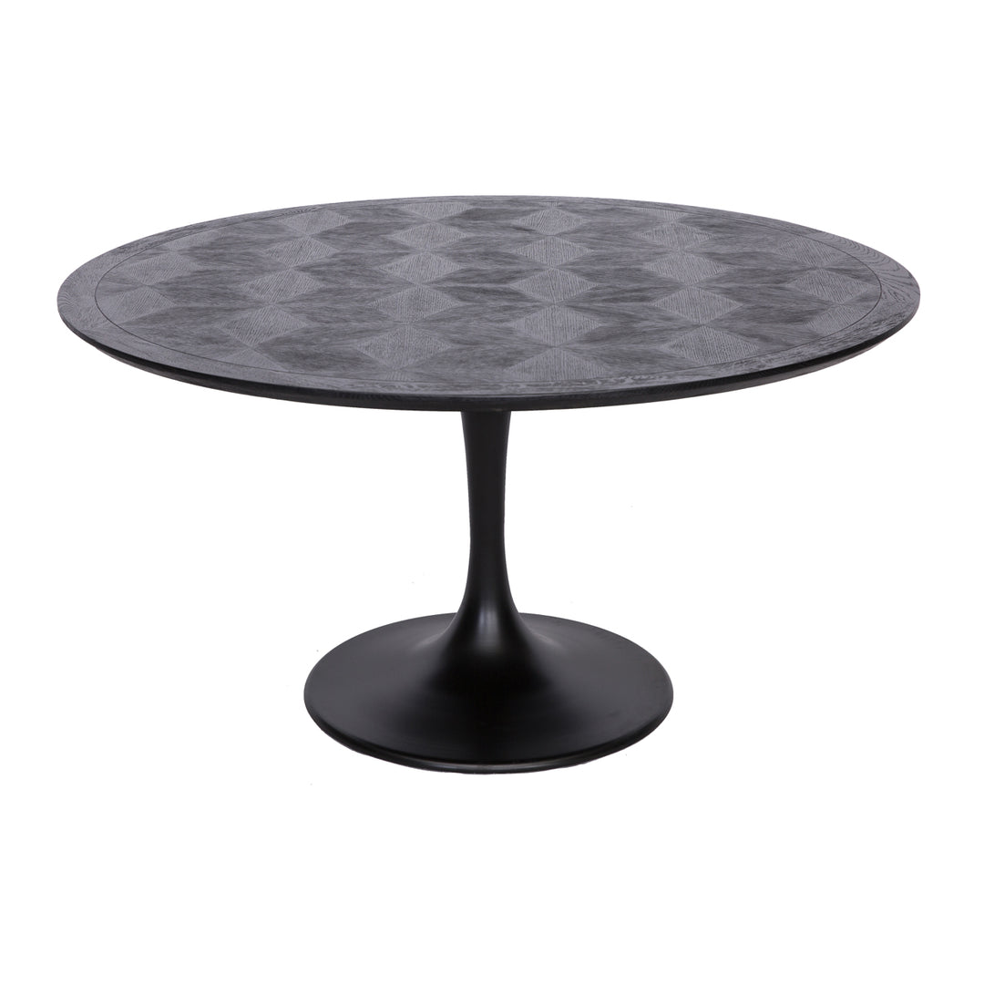 Dining table Blax black 140Ø