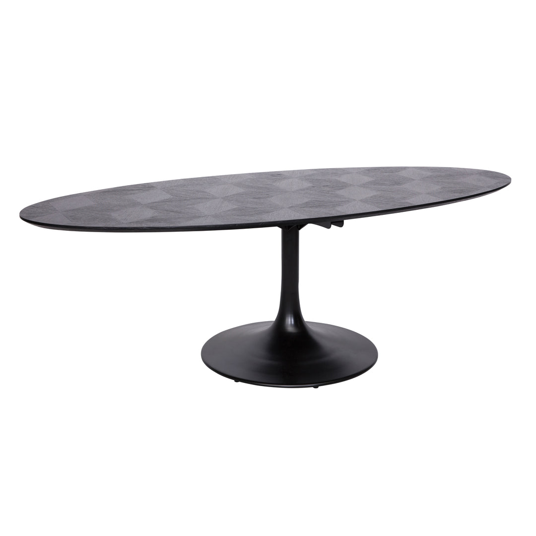 Richmond Eettafel Blax Zwart Ovaal 250cm