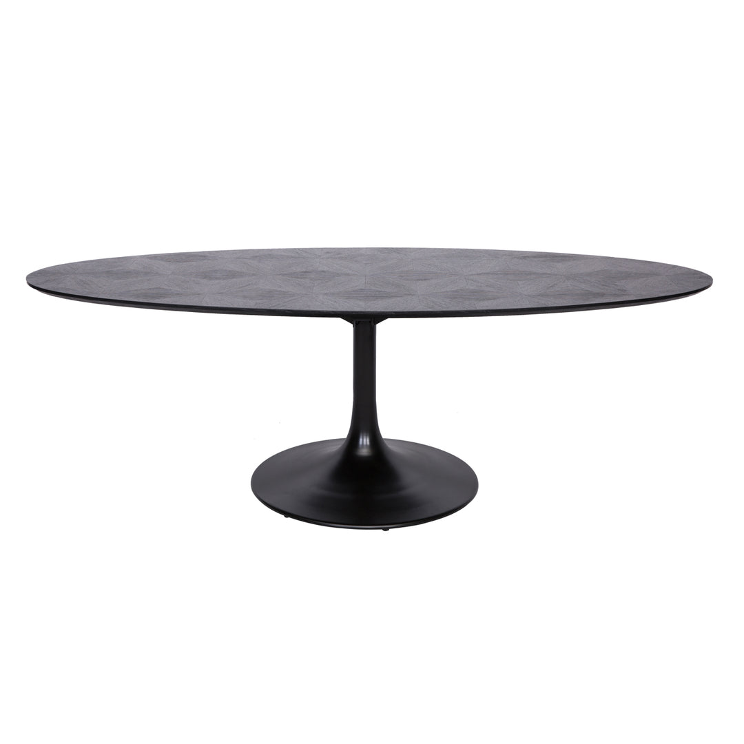 Richmond Eettafel Blax Zwart Ovaal 250cm