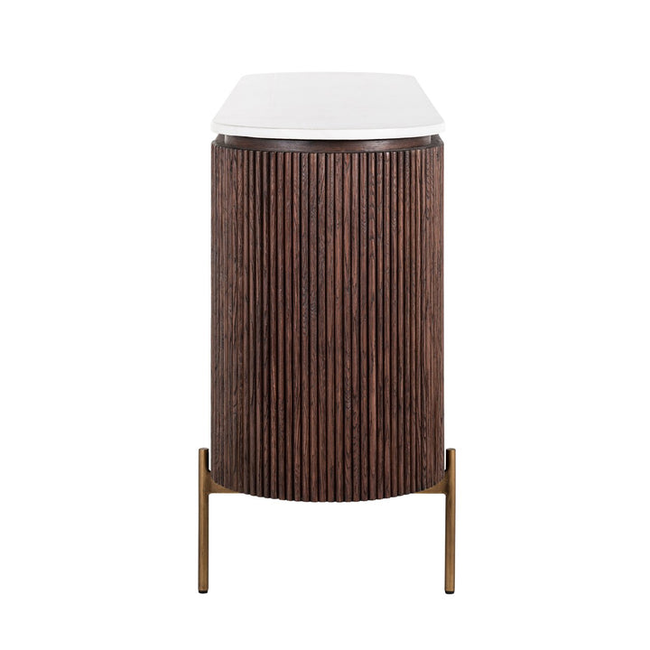 Dressoir Barkley brushed gold