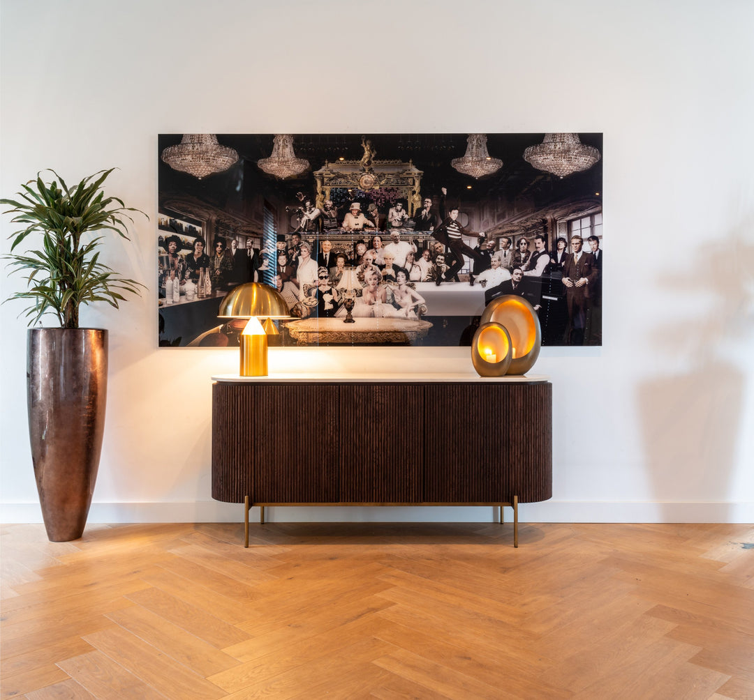 Dressoir Barkley brushed gold