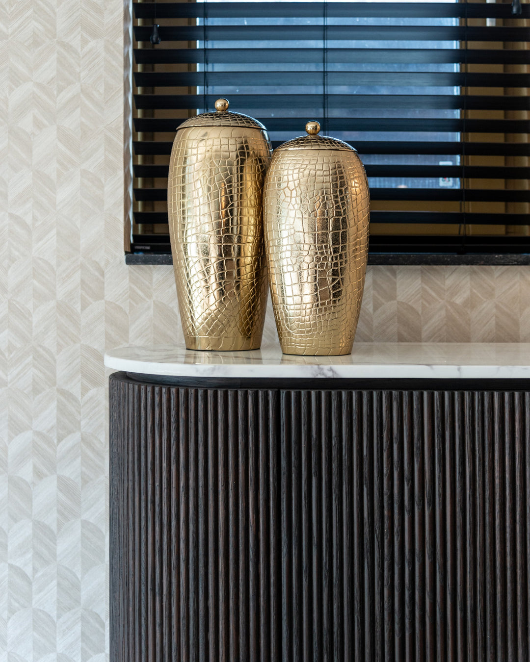 Dressoir Barkley brushed gold