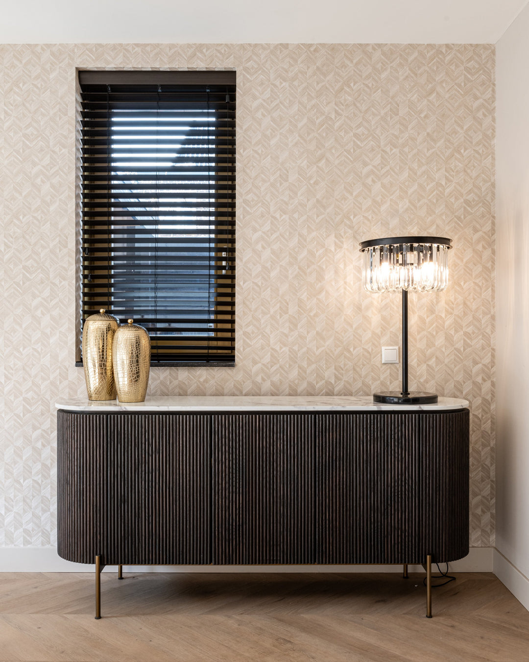 Dressoir Barkley brushed gold